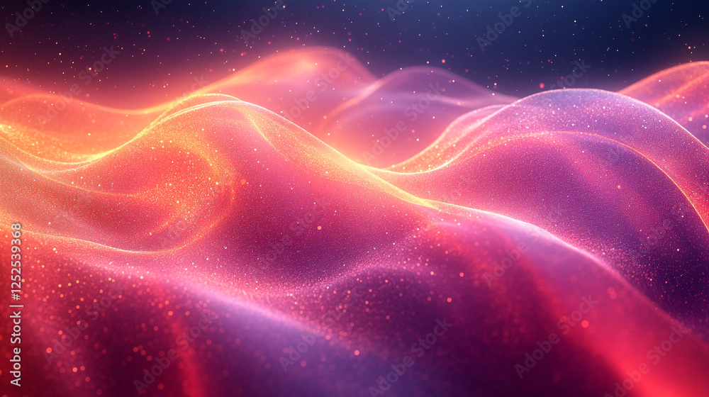 Abstract Pink Orange Glowing Waves Digital Art Background Texture Design Red Shiny Fluid Light Style Abstract Pink Orange Glowing Waves Digital Art Background Texture Design Red Shiny Fluid Light Style