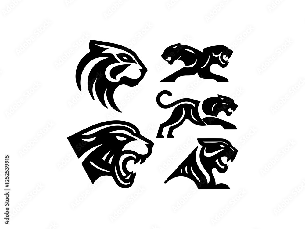 Obraz premium panther logo 