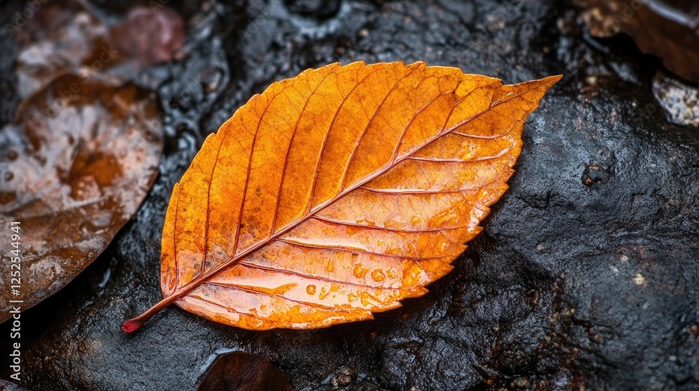 Autumn leaf background with room for copy space Autumn leaf background with room for copy space