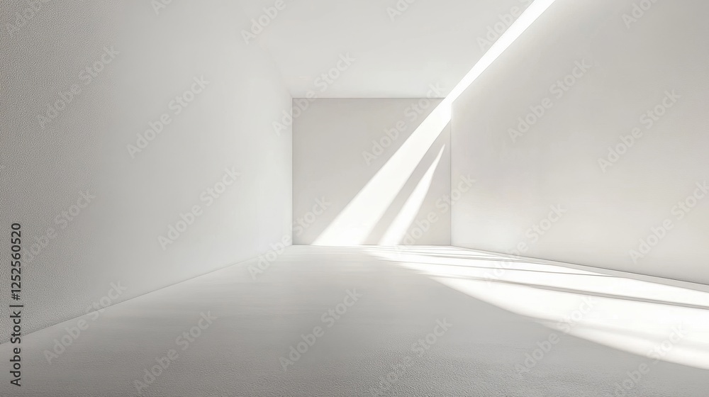 Fototapeta premium Light White Background, Generative AI