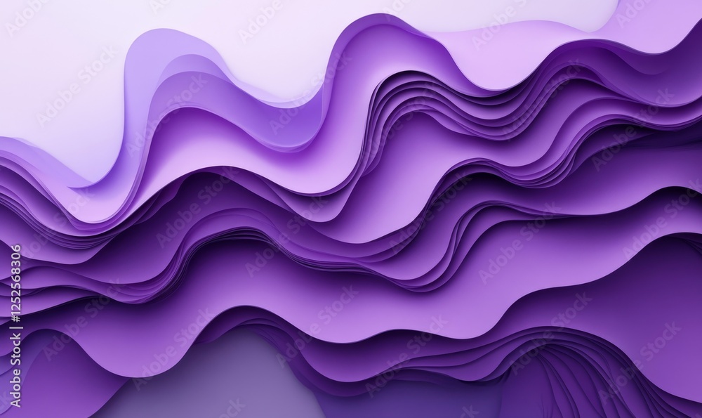 3D Violet Abstract Background, Generative AI 3D Violet Abstract Background, Generative AI