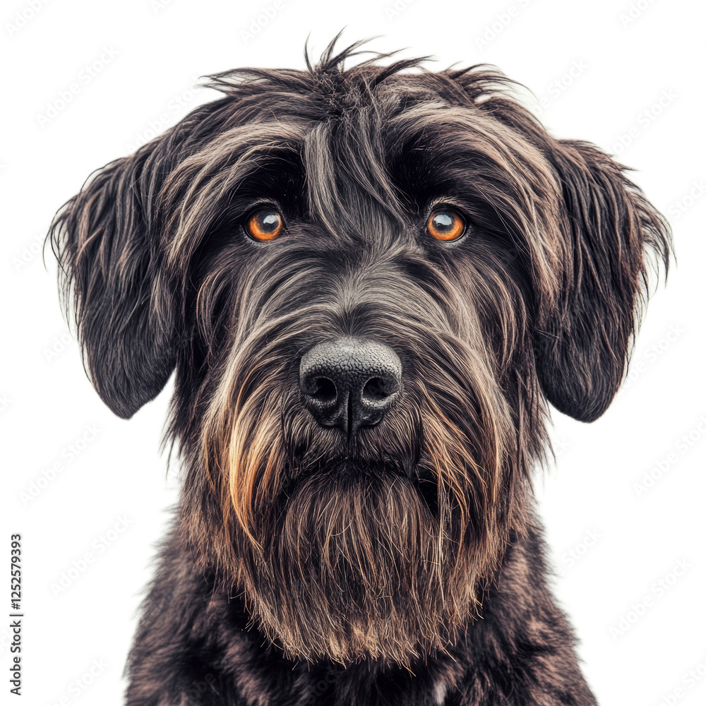 Black Giant Schnauzer Dog Portrait Black Giant Schnauzer Dog Portrait
