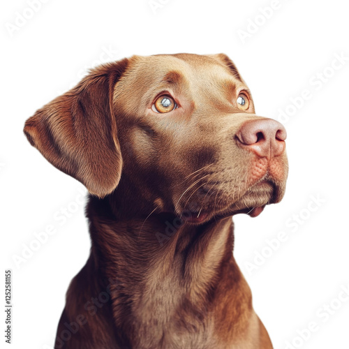 Wallpaper Mural Chocolate Labrador Retriever Puppy Looking Up Torontodigital.ca