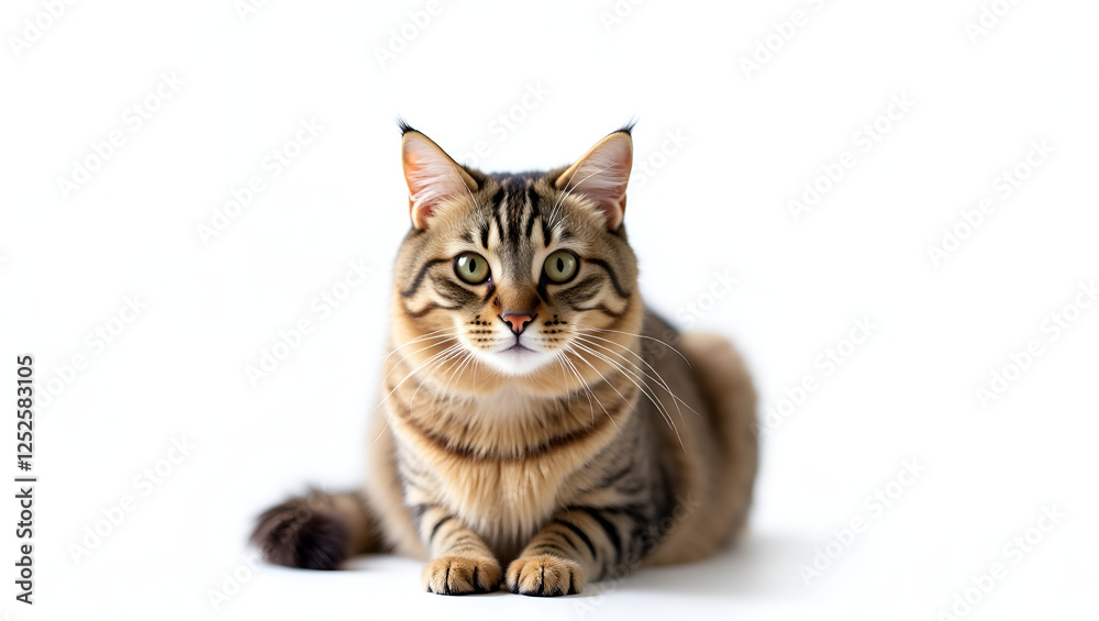 Fototapeta premium The Mysterious Whiskered Wanderer: Tales of a Curious Cat