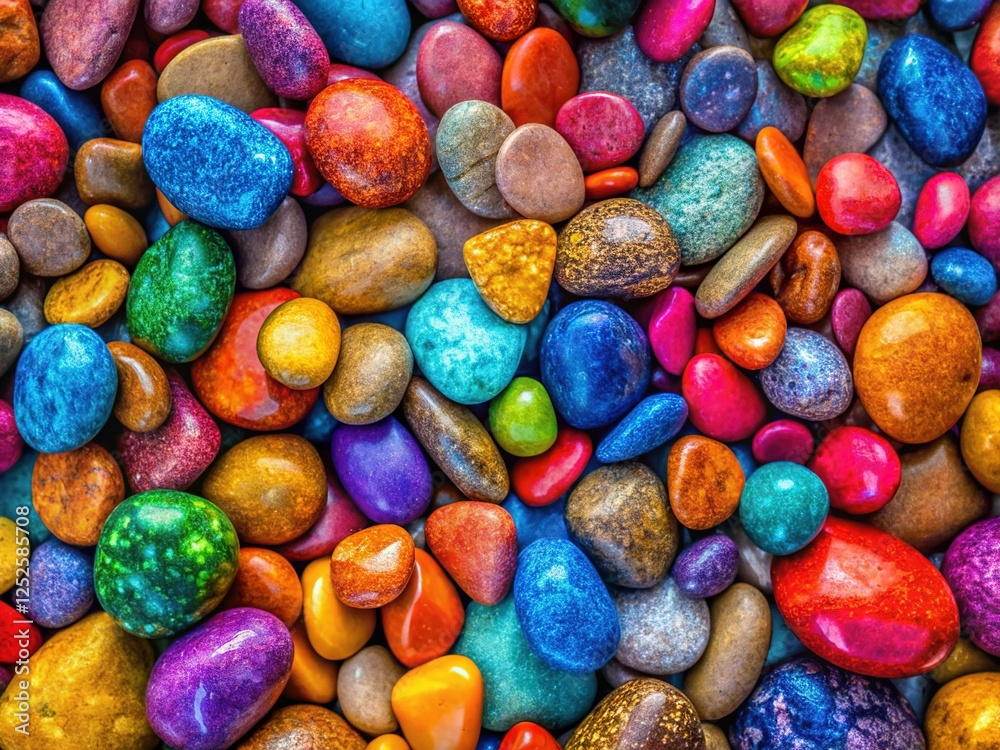 Abstract Background with Round Pebbles - Copy Space Left Abstract Background with Round Pebbles - Copy Space Left