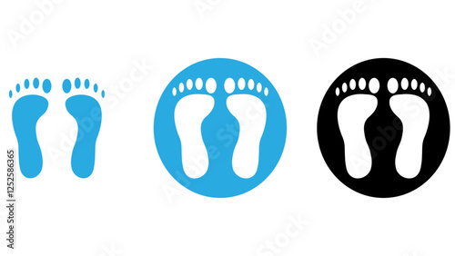 Icon for footprint.