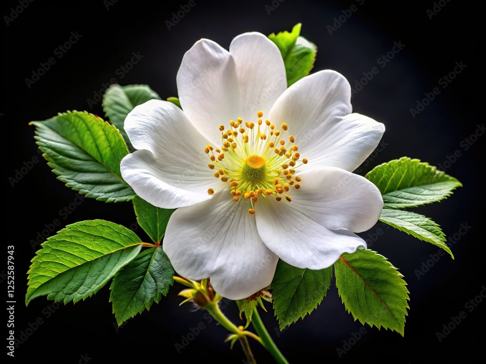 Delicate White Wild Rose Petals Adorn a Rustic Wooden Table with Homemade Berry Tart Delicate White Wild Rose Petals Adorn a Rustic Wooden Table with Homemade Berry Tart