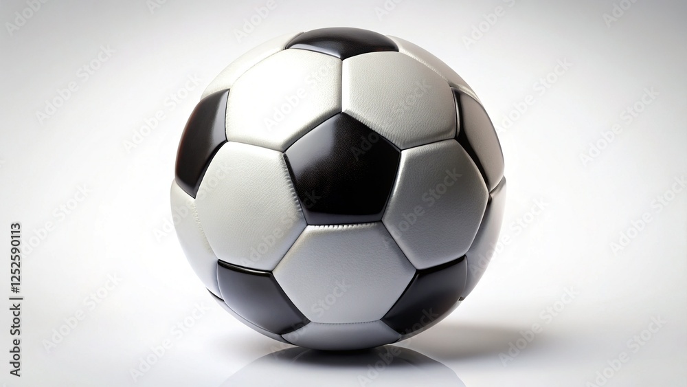 Isolated Soccer Ball at Night Isolated Soccer Ball at Night