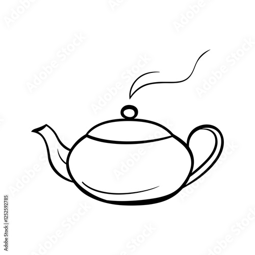 Simple teapot illustration