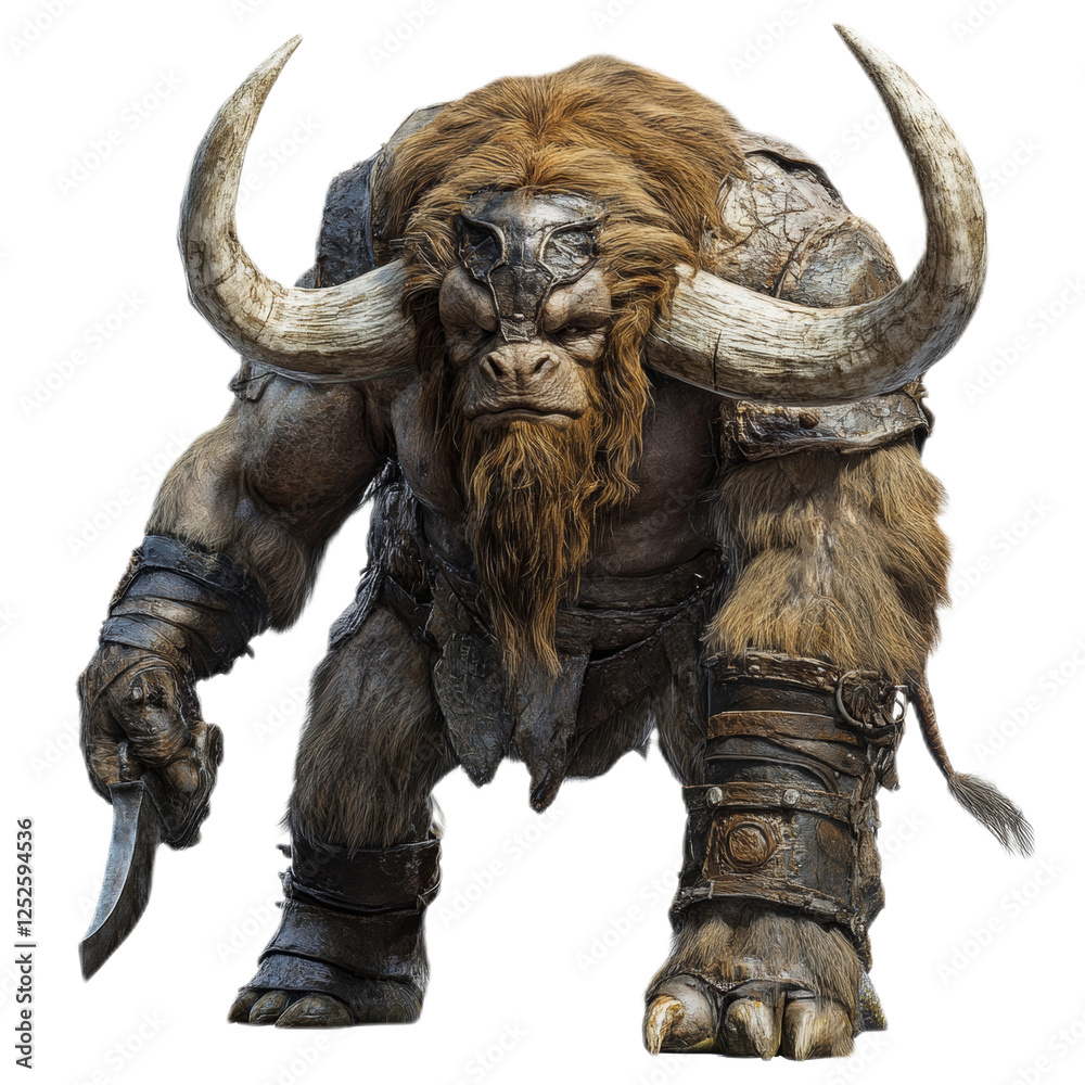 Mighty Minotaur Warrior. Mighty Minotaur Warrior.