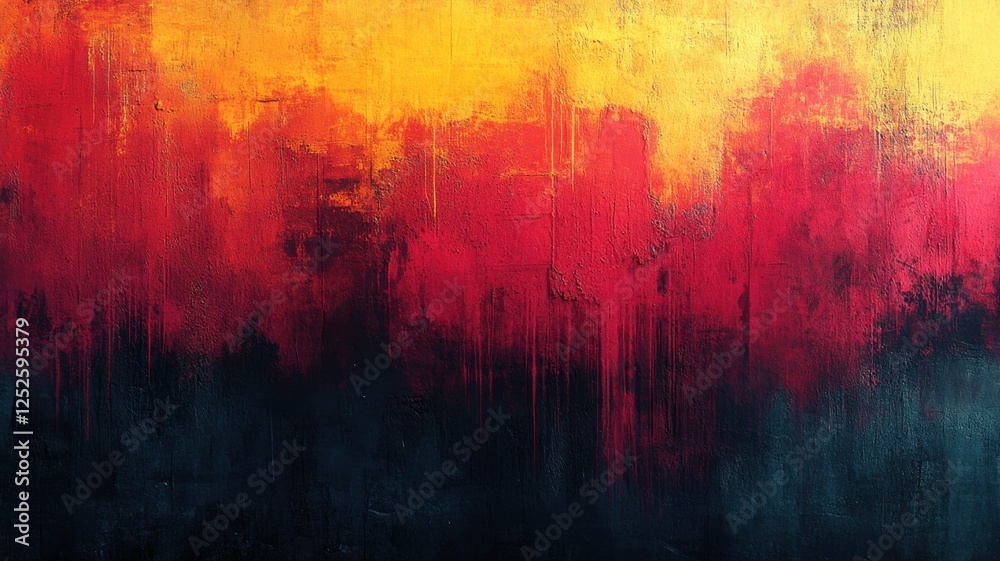 Fototapeta premium Abstract Colorful Background with Red Orange and Black Hues