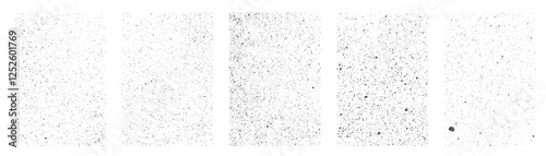 Overlay texture set. Dirty Grunge Textures Vector Set. Dirty grainy stamp and scratches and damage mark. Use purpose damaged, distress, paint, texture, old, concrete, urban, grunge, dirty, dust vector