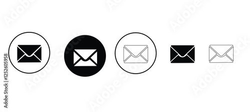 Mail icon,Set of mail icon in different design 