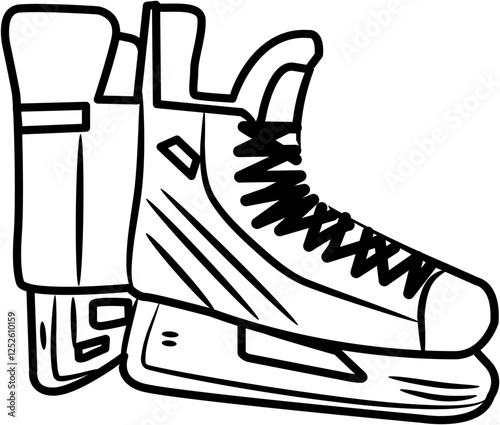 Winter Sports coloring Page