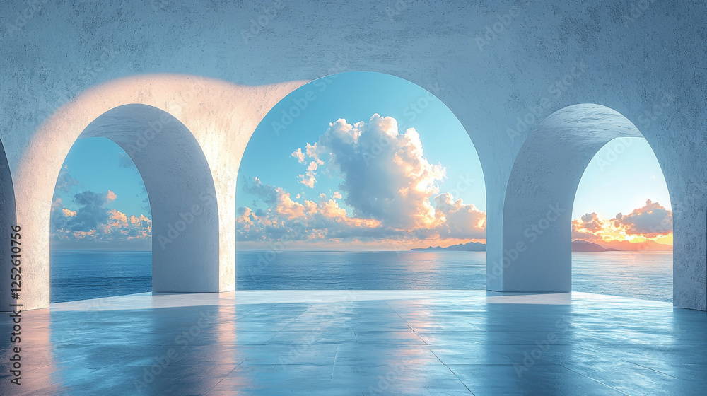 3d render surreal white minimal architecture background with geometric shapes, abstract fantastic design , landmark futuristic panoramic, futuristic scene with copy space, blue sky and cloudy 3d render surreal white minimal architecture background with geometric shapes, abstract fantastic design , landmark futuristic panoramic, futuristic scene with copy space, blue sky and cloudy