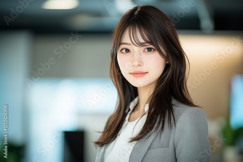 Wallpaper Mural portrait of a young japanese businesswoman Torontodigital.ca