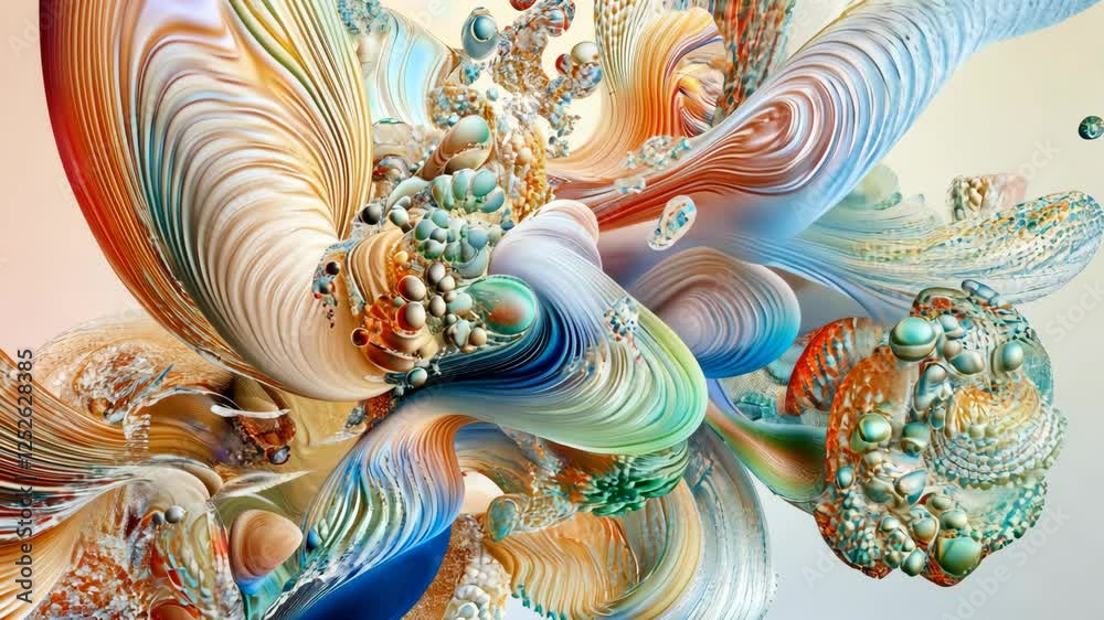 custom made wallpaper toronto digitalColorful abstract swirl of shapes and patterns showcasing intricate designs in a harmonious blend of colors