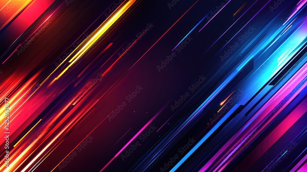 Abstract Dynamic Neon Lines: A vibrant digital art piece showcasing streaks of light and color, creating a sense of motion and energy. Abstract Dynamic Neon Lines: A vibrant digital art piece showcasing streaks of light and color, creating a sense of motion and energy.