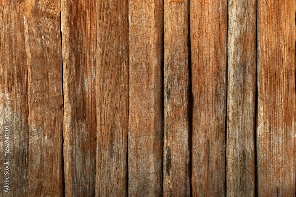 Fototapeta premium Old hardwood plank background