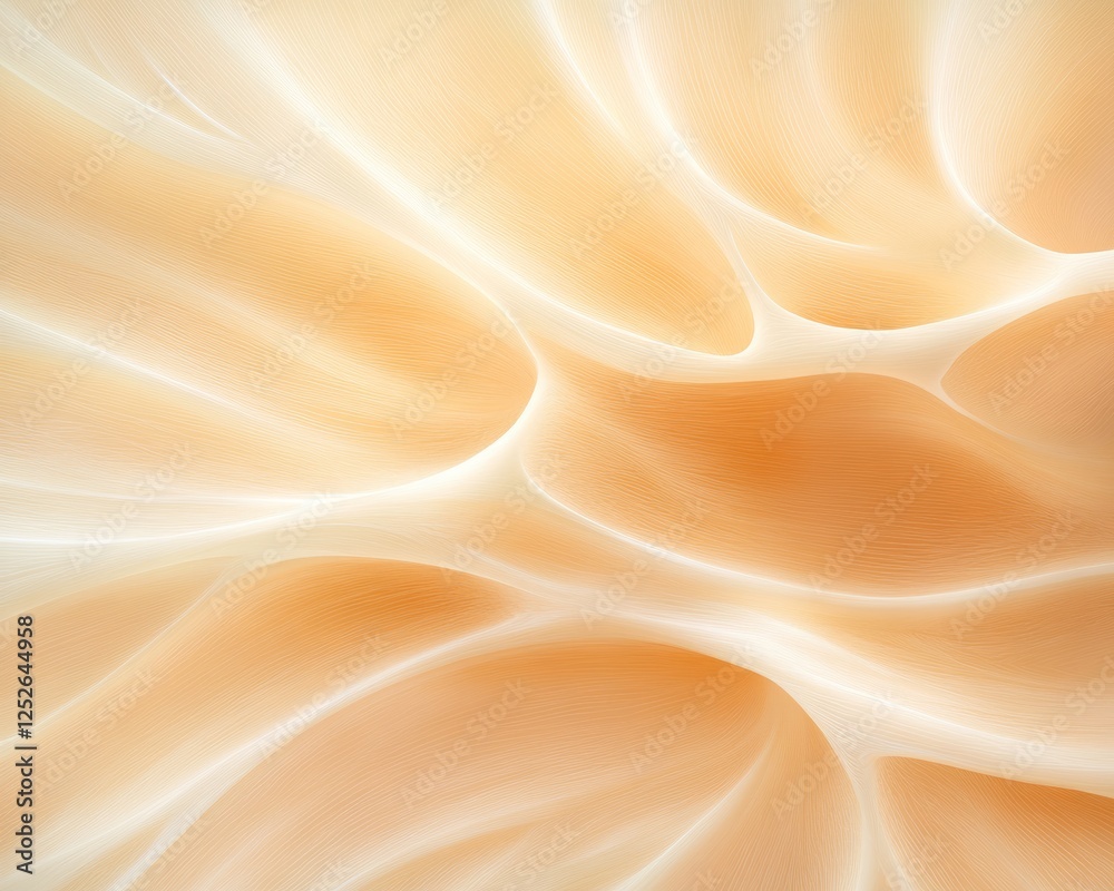 Fototapeta premium Abstract Peach Swirls Background