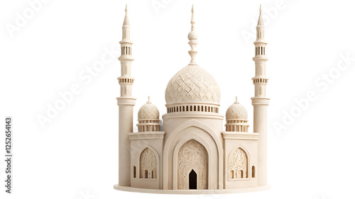 3D rendered ramadan mosque design
