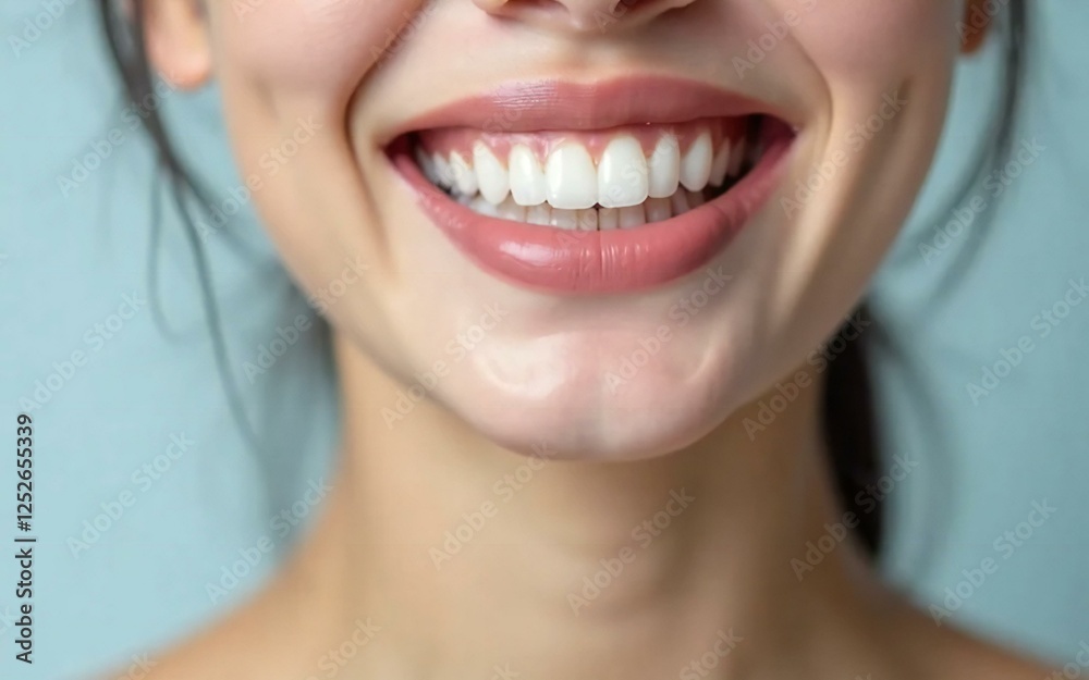 Obraz premium Woman Smile with Healthiness of Teeth.