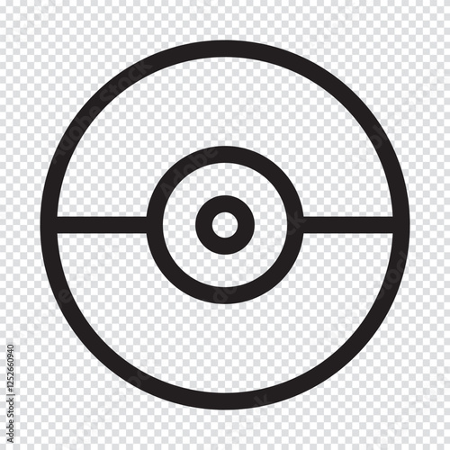 Принти на полотні Pokeball icon