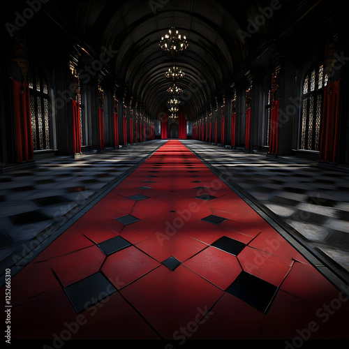 Red Carpet Palace Hall 3D I...