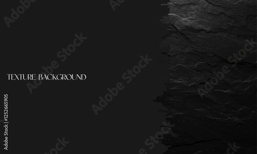 Elegant black stone texture background with dramatic lighting. Perfect for modern design, presentation or professional graphic elements. High quality file for your creative needs.