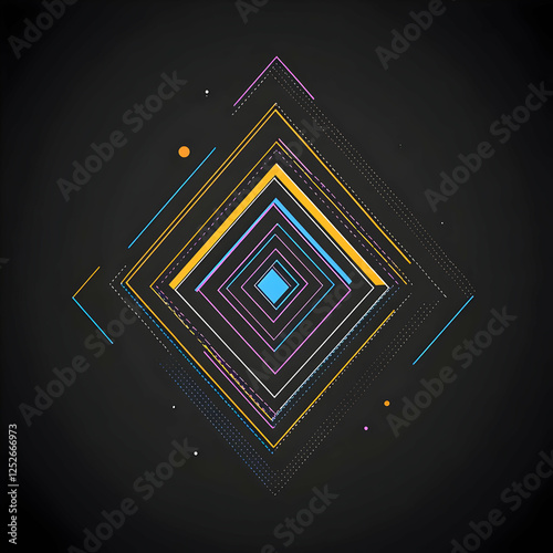 Abstract Geometric Illustra...
