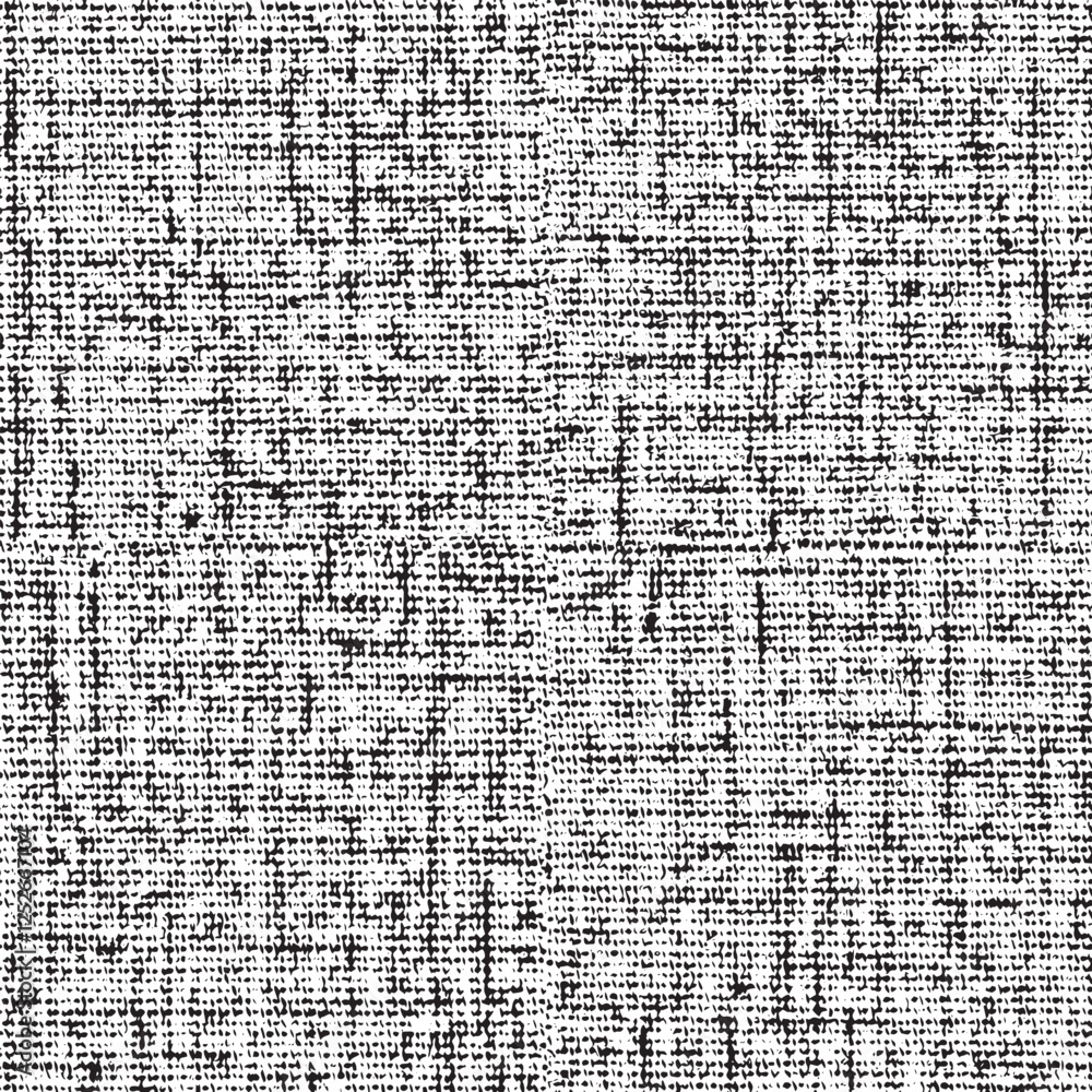 Seamless fabric texture. Vector halftone illustration. Monochrome background of rough canvas. Seamless fabric texture. Vector halftone illustration. Monochrome background of rough canvas.