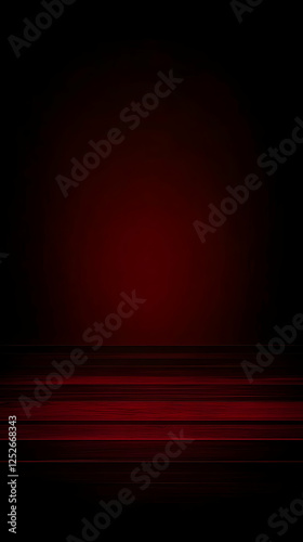 Red Abstract Background Ill...