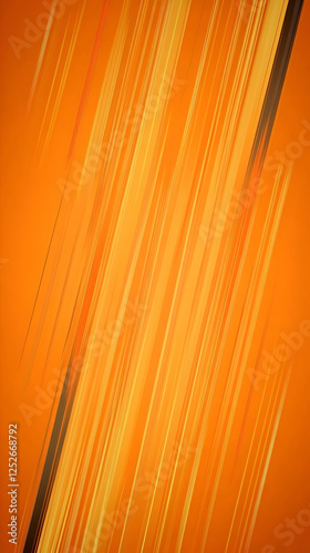 Abstract Orange Diagonal Li...
