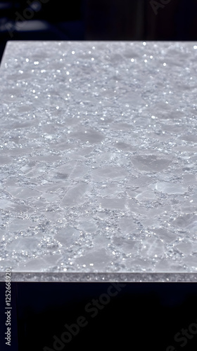 Glimmering Silver Abstract ...