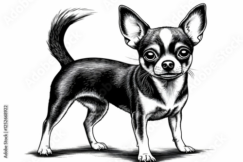 Chihuahua Dog Illustration