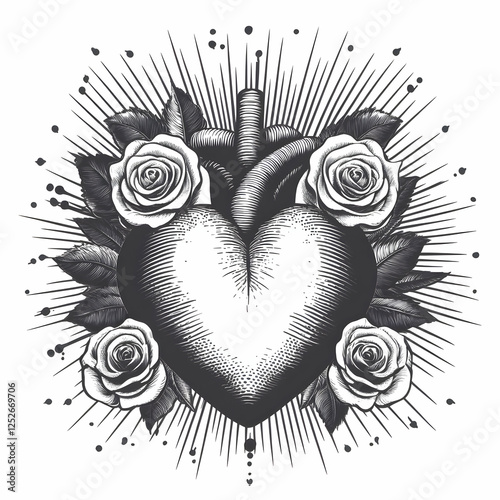 Sacred Heart Illustration R...