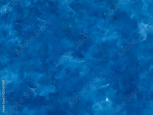 Abstract Blue Paint Texture...