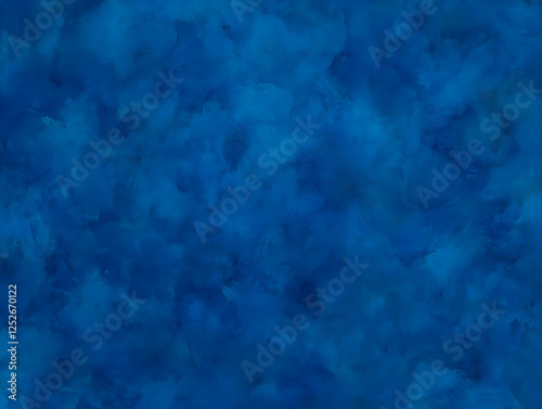 Abstract Blue Paint Texture...