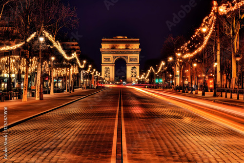 Night Cityscape, Festive Li...