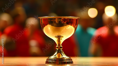 Golden Trophy Illustration