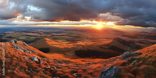 Golden Hour Mountain Landsc...