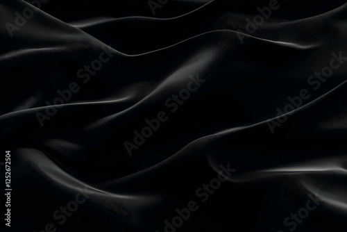 Dark Draped Fabric Abstract...
