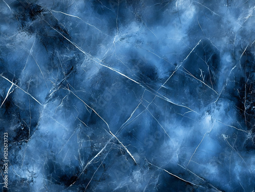 Abstract Blue Ice Backgroun...