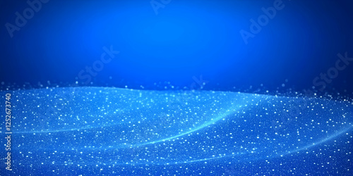Abstract Blue Sparkle Backg...