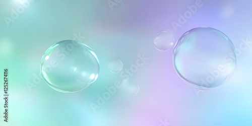 Abstract Bubbles Background...