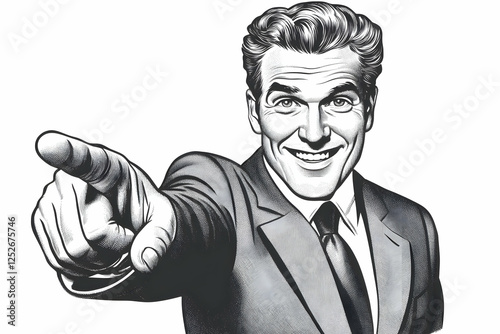 Businessman Illustration Po...