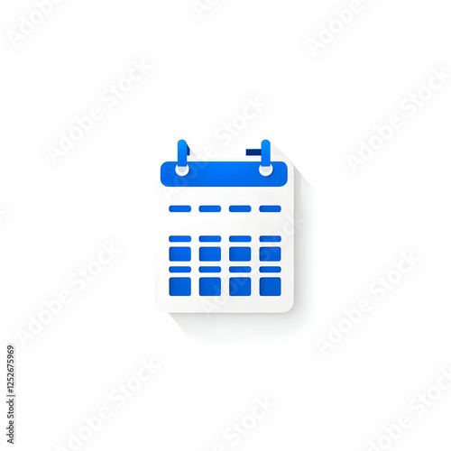 Blue Calendar Illustration