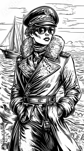 Ocean's Captain: A Monochro...