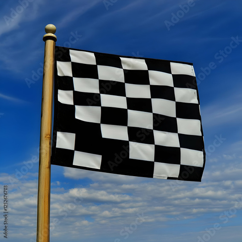 Checkered Flag Photo:  Vict...