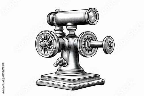 Vintage Machine Illustration